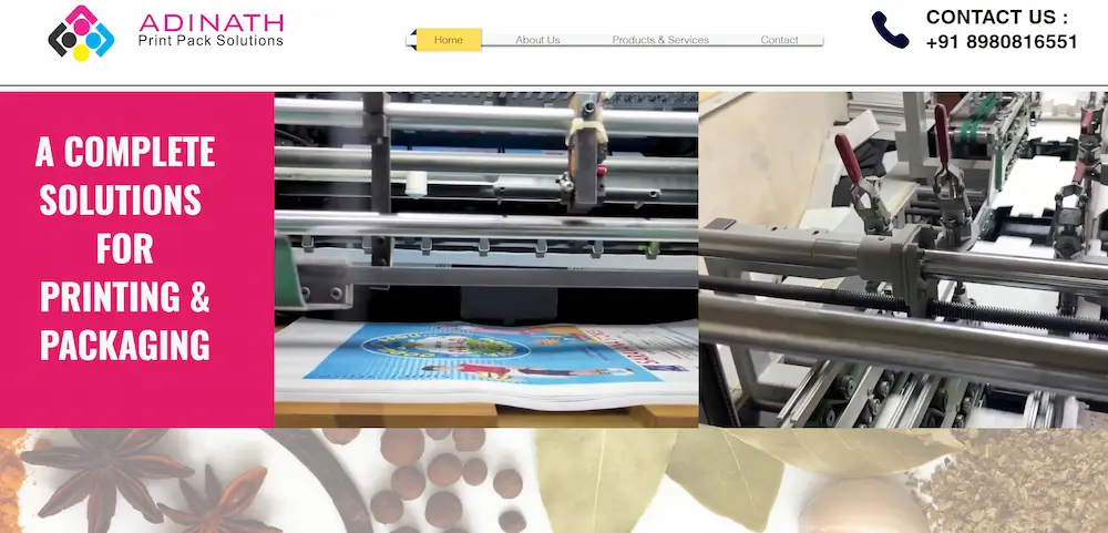 Adinath Print Pack Solution