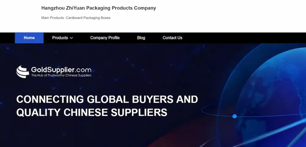  Hangzhou ZhiYuan Packaging Products Company