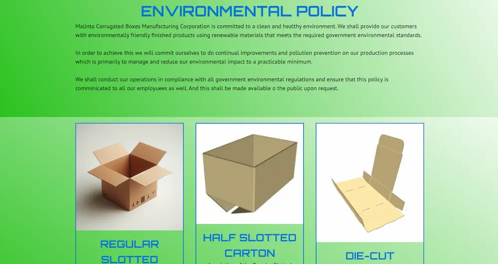 Malinta Corrugated Boxes Manufacturing Corporation