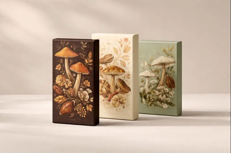 Quick Guide To Creating Mushroom Chocolate Bar Packaging