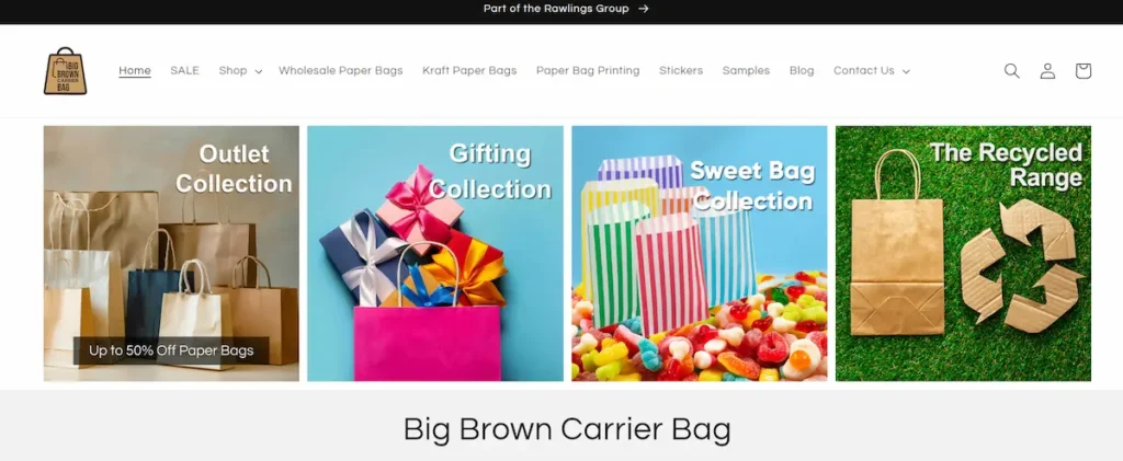 Big Brown Carrier Bag