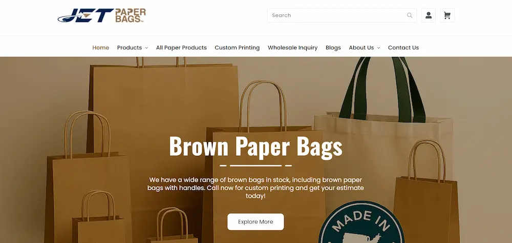 Jet Paper Bags