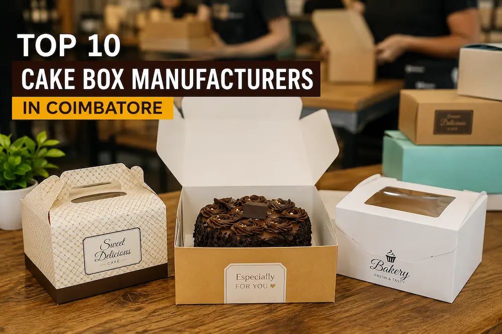 Top 10 Cake Box Manufacturers in Coimbatore