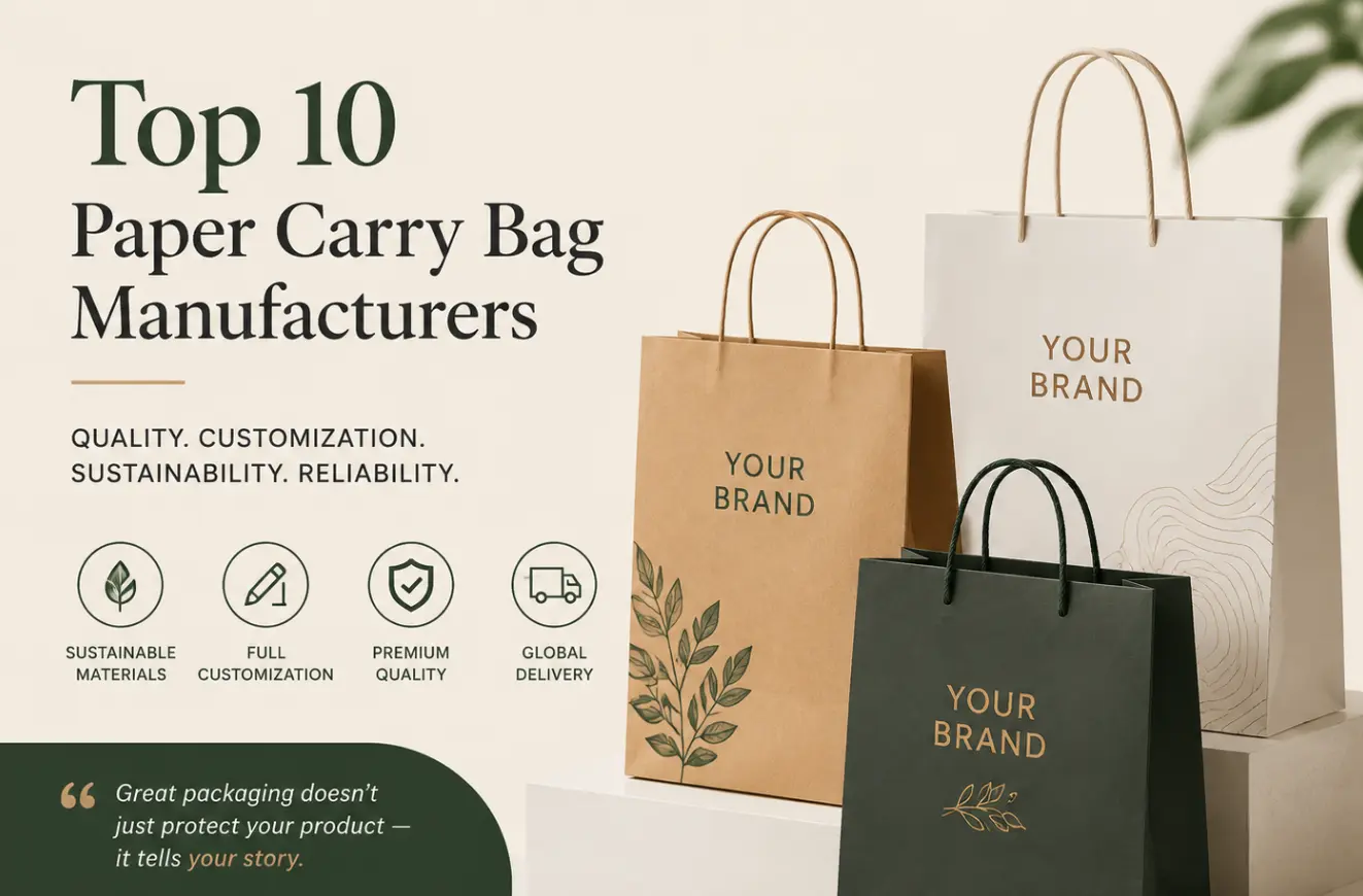 Top 10 paper carry bags manufacturers