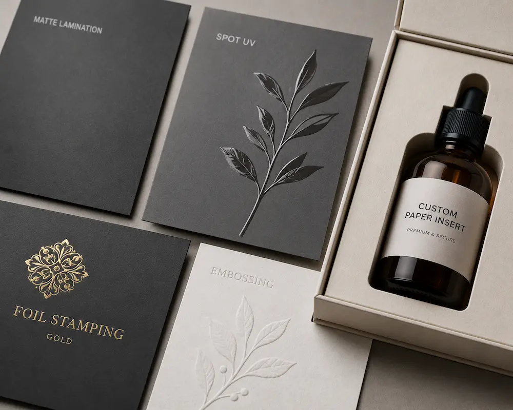 Finishes and Inserts Can Increase Packaging Cost