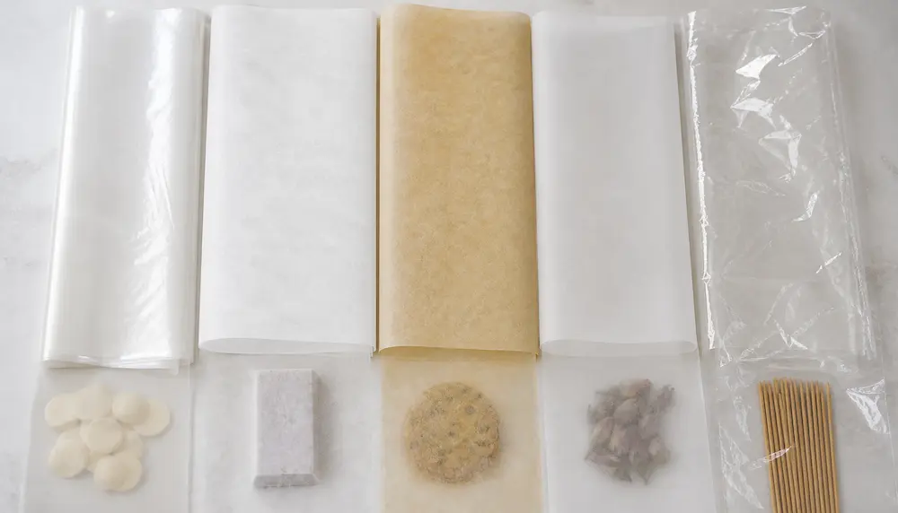 Glassine Paper vs Wax Paper, Parchment Paper, and Cellophane
